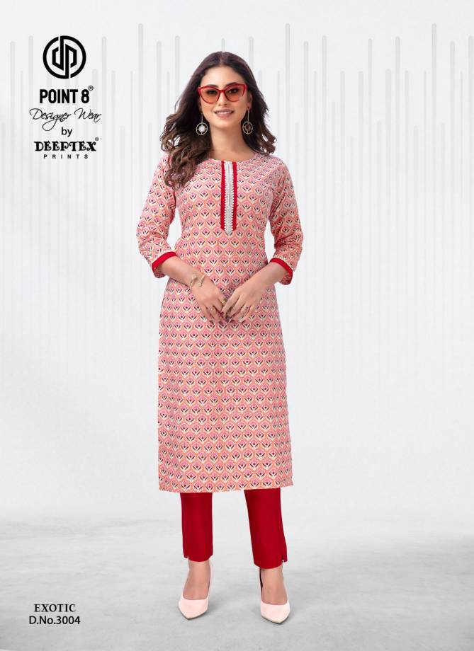 Exotic Vol 3 By Deeptex Kurti With Bottom Catalog
